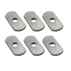 Vibe Track Nuts M6 X 1/2" Wide - 6 PK