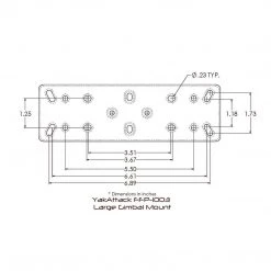 YakAttack Rectangular Fish Finder Mount Fishfinder Mounts