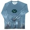 Shirts Vibe Performance Long Sleeve Shirt - Caribbean Blue Vibes