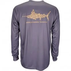 AFTCO Technical Jigfish Long Sleeve Shirt - Dark Plum Shirts