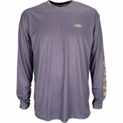 AFTCO Technical Jigfish Long Sleeve Shirt - Dark Plum Shirts