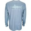 AFTCO Technical T - Jigfish Long Sleeve Slate Blue Shirts 2 AFTCO Technical T - Jigfish Long Sleeve Slate Blue Shirts