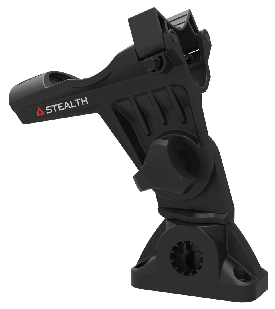 Rod Holders Stealth - QR-2 With Multi-Mount Bases 3 Rod Holders Stealth - QR-2 With Multi-Mount Bases