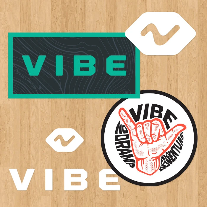 Stickers Vibe Sticker 4 Pack 4 Stickers Vibe Sticker 4 Pack