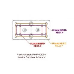 YakAttack Humminbird Helix Fish Finder Mount
